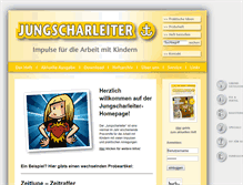 Tablet Screenshot of jungscharleiter.net